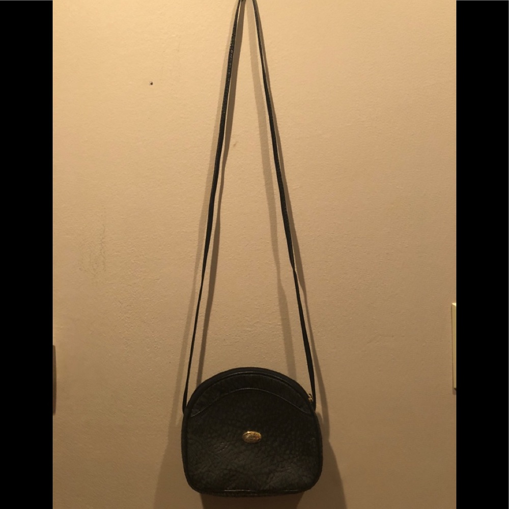 Black Distressed Kangaroo Leather Purse